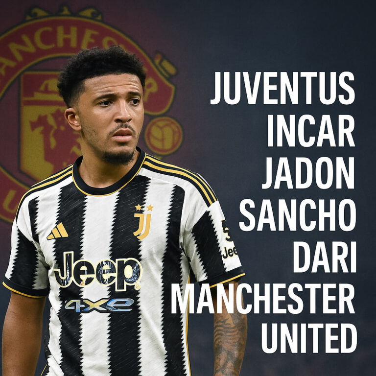 Juventus Incar Jadon Sancho dari Manchester United