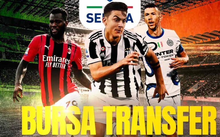 Penutupan Bursa Transfer Liga Serie A dan Premier League