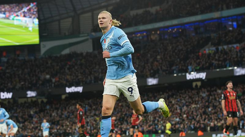 Erling Haaland Bersinar, Manchester City Kalahkan Bournemouth