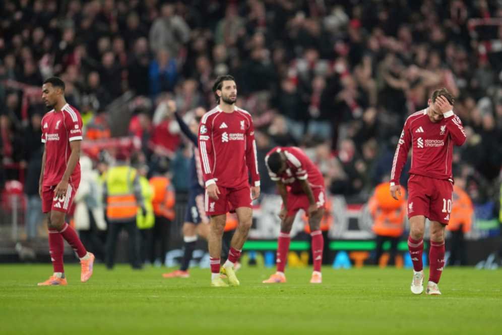 Performa Liverpool Anjlok Usai Kalah dari PSV